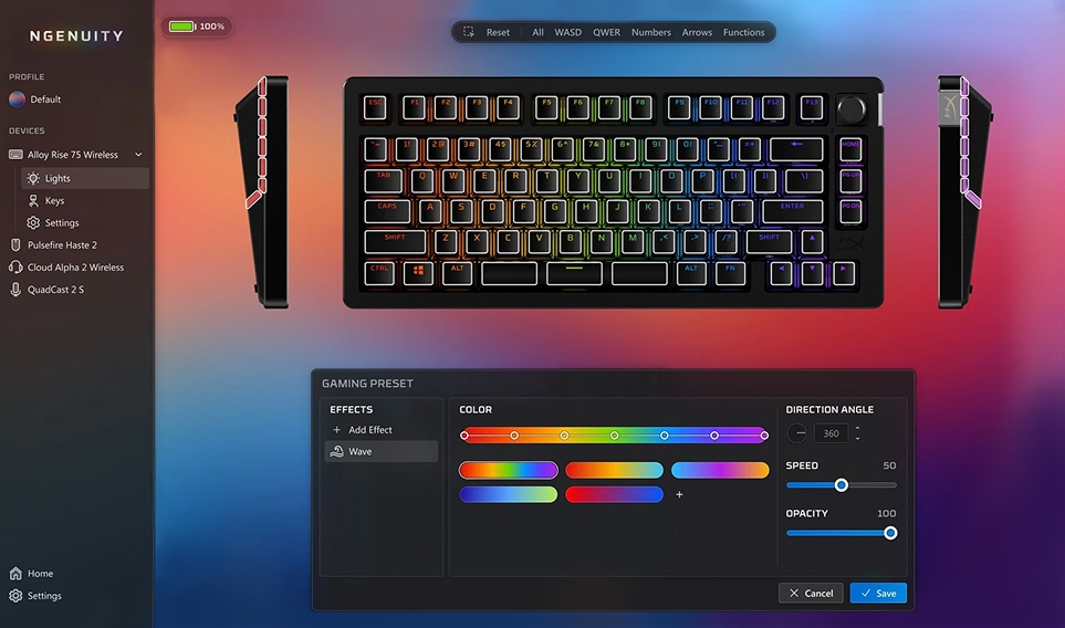 การควบคุมแสง RGB แบบไดนามิก